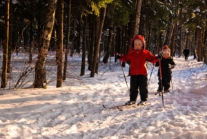 kids cross country skiing