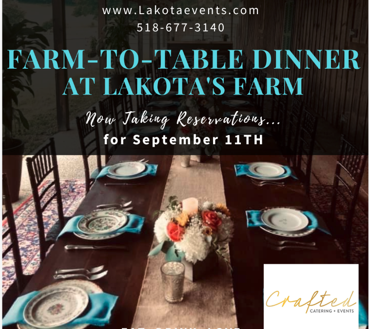 FARM-TO-TABLE DINNER