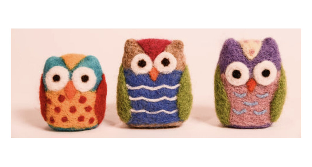 GMALL Presents – Needle Felted Owl Sculpture