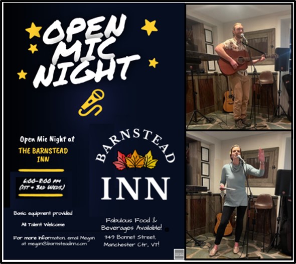 Open Mic Nights at The Barnstead Inn